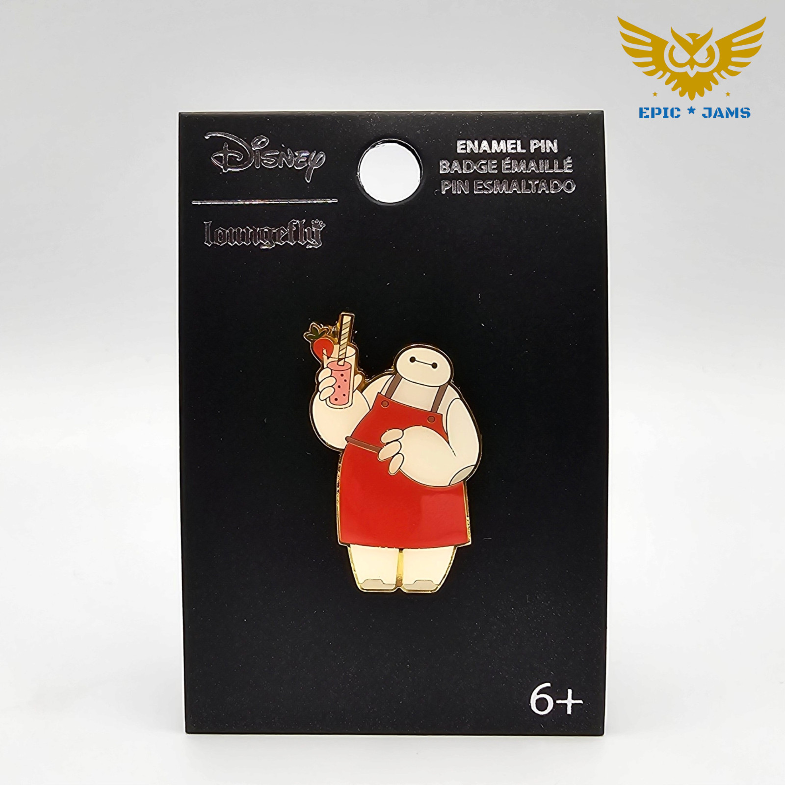 Loungefly Disney Big Hero 6 Baymax Smoothie Enamel Pin - Exclusive