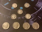 Silver coins, 5 Mercury Dimes & 4 Buffalo 🦬 Nickels!