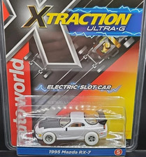 New iWheels Auto World SC368 Rel 34 Xtraction HO Scale Slot Car 95 Mazda RX-7