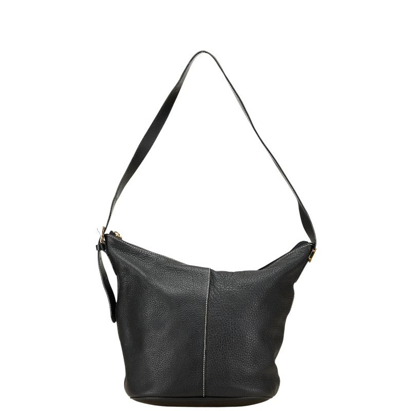 Borsa a tracolla Burberry Nova Check Shadow Horse in pelle nera vintage...