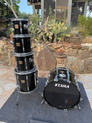 Tama Artstar Cordia Black 5pc Drum Set kit 10,12,13,16,24 Birch + Cordia!!