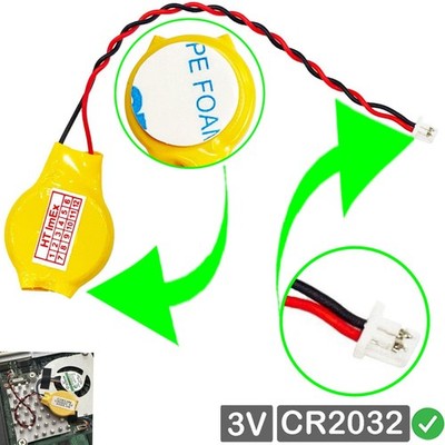 RTC CR2032 CMOS Batterie mit Stecker kabel für Intel NUC10i5FNK NUC mini PC