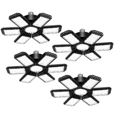 4 Pack LED Garage Light 200W 20000LM 6500K LED Shop Lights Garage Lights Ceil...