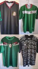 Lot of 4 FIFA World Cup Mexico National Team Soccer Jersey - Size L