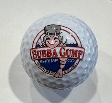 BUBBA GUMP SHIRMP COMPANY Logo Golf Ball Spalding 1 Restaurant NEW