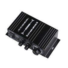 Black 2.0 Channel AK280 Mini HIFI Stereo Audio Power Digital Amplifier Speaker