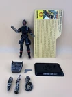 2009 GI Joe Cobra Android Trooper COBRA B.A.T. (v19) Action Figure with File Crd