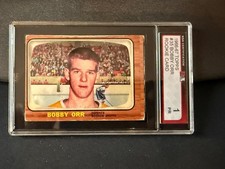 1966-67 TOPPS #35 BOBBY ORR ROOKIE CARD KSA 1