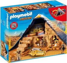 PLAYMOBIL 5386 History Pyramide des Pharao – mit Geheimfunktionen ab 6 Jahren