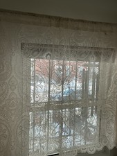 Pannello Tende in Pizzo Bianco (beige) da Collezione Casa Marca