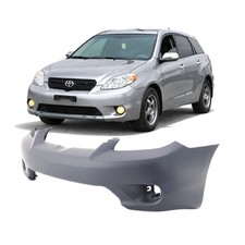 Front Bumper Cover For 2005-2008 Toyota Matrix W Fog Light Holes Base Xr Xrs