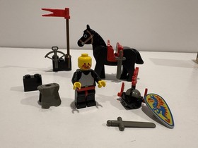 Lego 6009 Castle Black Knight, Systeme 1992, Complete With Box & Instructions