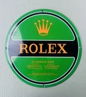 VINTAGE ROLEX SUBMARINER WATCHES GASOLINE GAS PUMP STATION OIL PORCELAIN SIGN