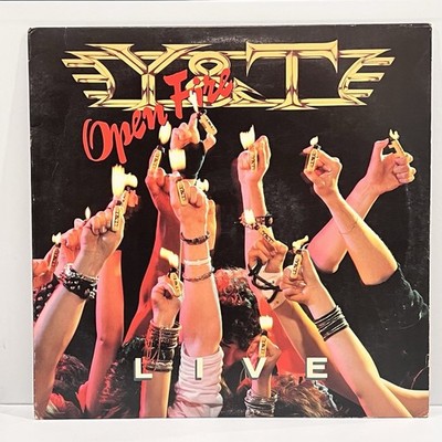 Y&T - OPEN FIRE: Live - Vinyl LP 1985 1st press SP-5076 w Inner Ultrasonic Clean