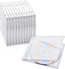 CUSTODIA CD TRASPARENTE 10,4 MM  10PZ