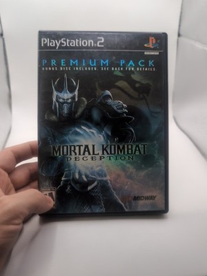 Mortal Kombat Deception Premium Pack Playstation 2 PS2 (No Bonus Disc)