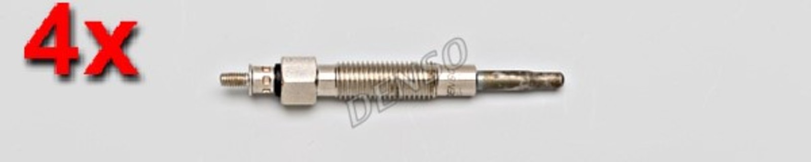 DENSO 4x Glow Plug For FORD Maverick MITSUBISHI L 200 NISSAN Navara Urvan 82-07