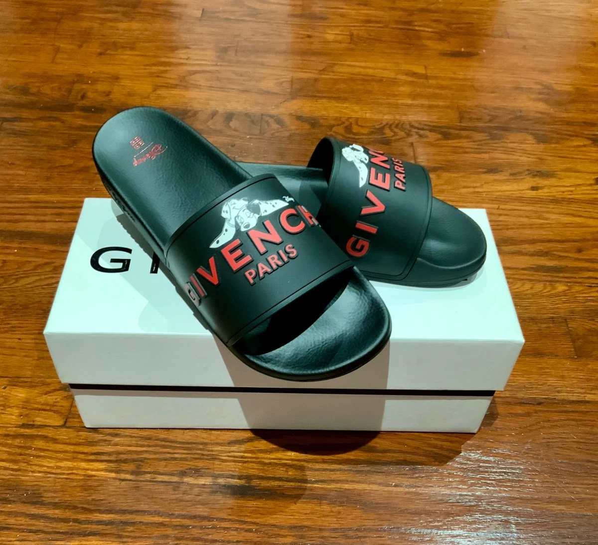 Givenchy Black Slide Sandals for Men for sale | eBay