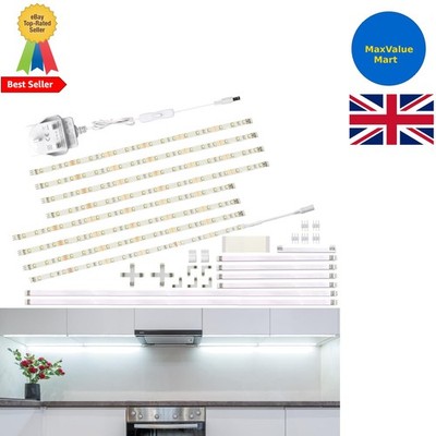 DIY LED-Schrankbeleuchtungsset - 8 flexible Balken, 1200 lm, perfekt für Wohnkultur