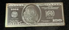 🤑2002 united state $100 Reserve Note silver  Proof 4 oz Bar w/ plastic capsule