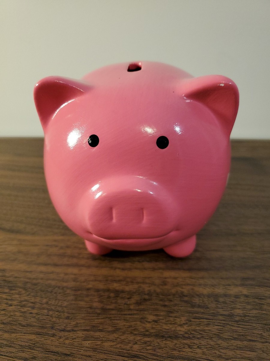 Pink Childrens Piggy Banks Piggy Bank For Kids Unbreakable Plastic