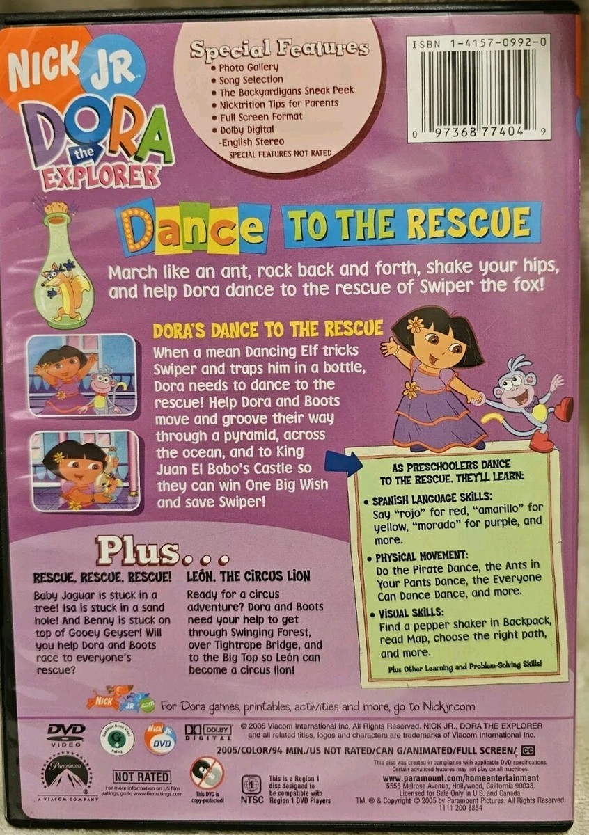 タップダンス　dvd 廃盤 Dora the Explorer - Dance to the Rescue - DVD 97368774049| eBay