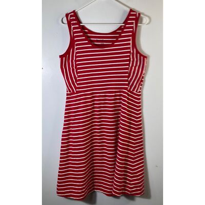 red and white athletic dress AS REVIVAL | Modern Drift Polka Dot Dress | RED-WHITE | Material: 82% Polyester, 18% Spandex