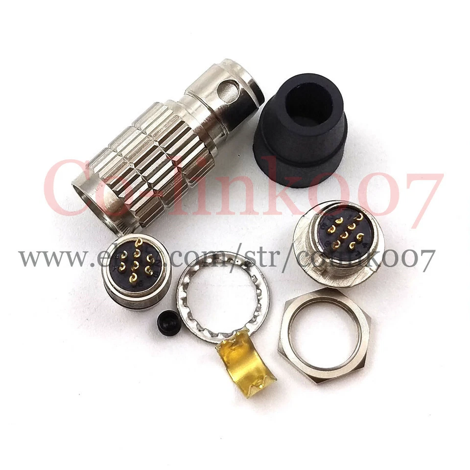 Hirose 8pin Aviation Connector, HR25-7TP-8P(72) HR25-7TR-8S for ACC-01-3006 - Image 4 of 4