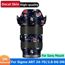 Pellicola decalcomania per Sigma ART 24-70 mm F2.8 DG DN pellicola vinile obiettivo fotocamera adesivo