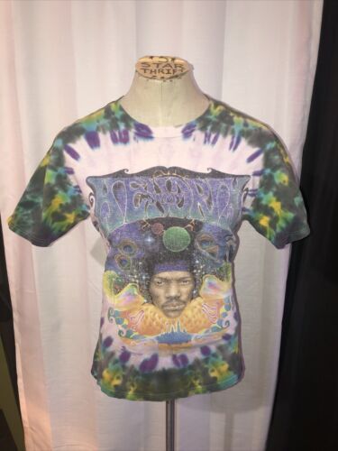 Jimi Hendrix Band Of Gypsys Black Band T-Shirt Size M Retro 60's