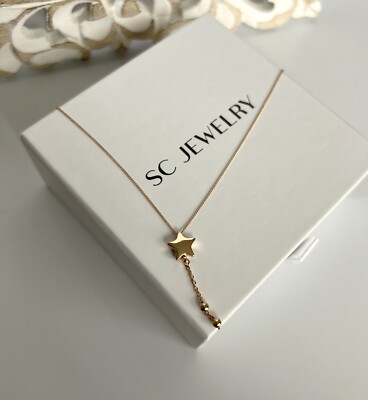 Star Necklace 18k Gold Plated Luxury Jewelry