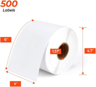 Direkt Thermopapier Versandetiketten 4×6 DHL Etiketten  (100 mm × 150 mm)