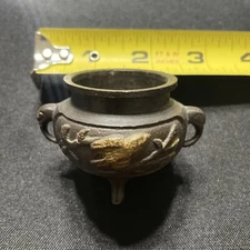 Antique Asian Insence Burner Calderon Rare Piece