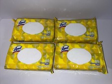 Lysol Disinfecting Wipes, Lemon  Lime Blossom Scent 4 Pack Wipes, 80 Count