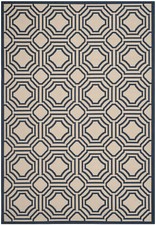Safavieh Indoor / Outdoor Beige / Navy Area Rugs - CY6112-258