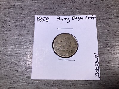1858 Flying Eagle Penny Early Small Cent w/Details 120823 41tr