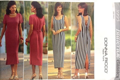 V👗3835 PATRON BUTTERICK CREATION DIAHANN CARROLL ROBE LONGUE ET VESTE