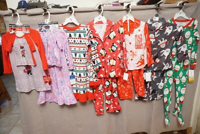XMAS  PAJAMAS UNISEX Sizes: 2Tto 4T Many Styles/Some Dolly & Me Brand New w/Tags