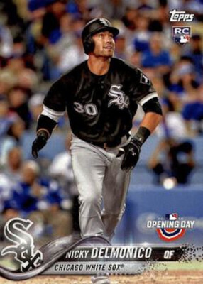 2018 Topps Opening Day - Nicky Delmonico #124 - Chicago White Sox