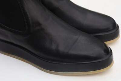 Fear of God Mens Black Leather Wrapped Chelsea Boots Size EU 45 US 11/11.5 $995 Fear of God Mens Black Leather Wrapped Chelsea Boots Size EU  main image 4