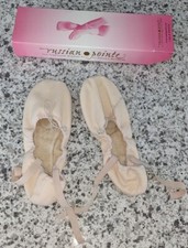 Russian Pointe Split-Sole Pink Canvas Ballet Shoes Little Girls Size 39