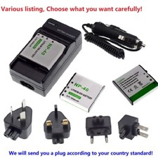 Replacement Battery or wall charger for BC-30L BC30L BC-31L BC31L CA NP-40 CA40