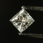 Natural Loose GIA certified .92ct SI2 I princess diamond 5.40x5.12x3.87mm fancy — photo 1