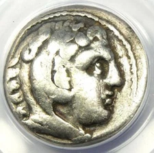 Celtic Alexander the Great III AR Tetradrachm Coin 200 BC - Certified ANACS VF20