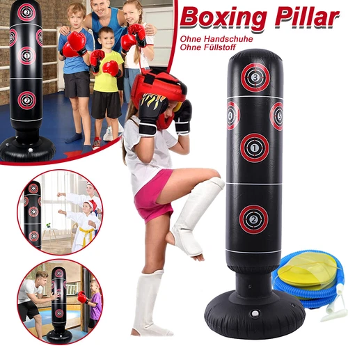 Standboxsack Boxsack Stehend Kinder/Erwachsene Punchingball Boxen Freistehender - Bild 7 von 14
