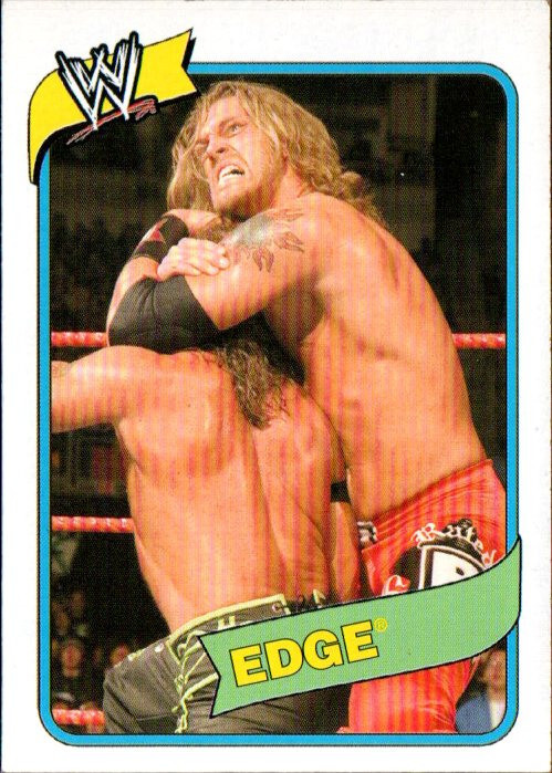 2007 Topps Heritage III WWE Wrestling Card #7 Edge