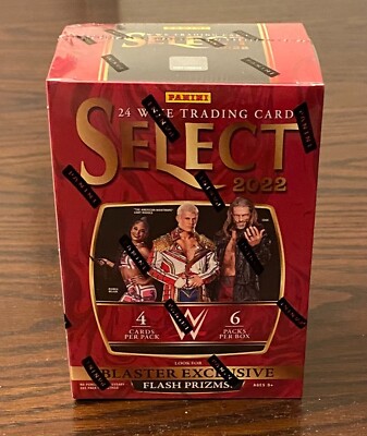 2022 Panini Select WWE Wrestling Trading Cards Blaster Box - 6 Inserts/Prizms  