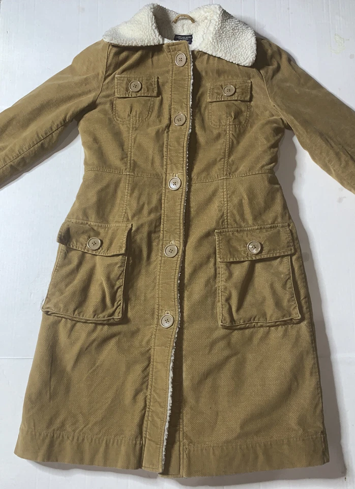 Usado - Abrigo de Sherling American Eagle Outfitters Botón Delantero Para Mujer (Talla M) Foto 3 de 4