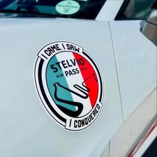 Stelvio Pass I Came, I Saw, I Conquered Decal