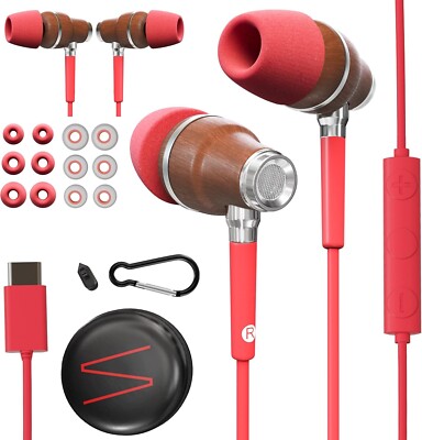 Symphonized NRG C Premium Earphones for iPhone 15, 16 & Android & USB C Devices